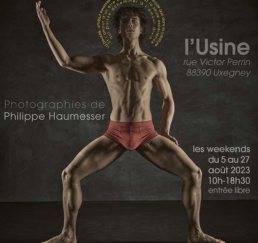Affiche de l'expo de Philippe Haumesser à l'Usine